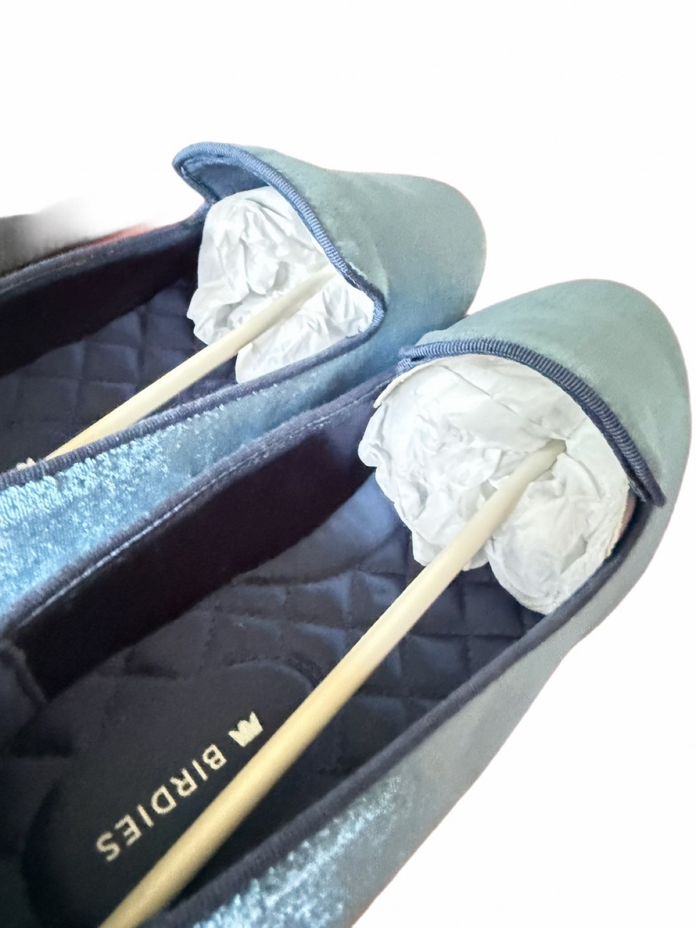 New In Box-  Birdies! Womens Size 9, perfect beautiful blue loafer "Ocean" - Picture 5 of 12